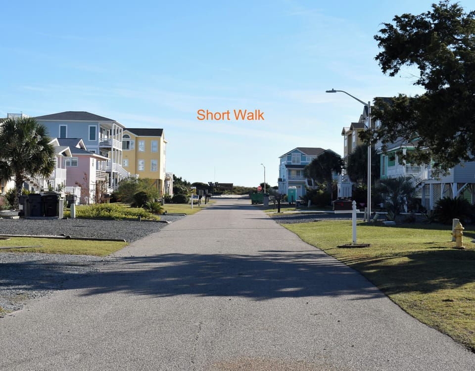 Short walk to beach