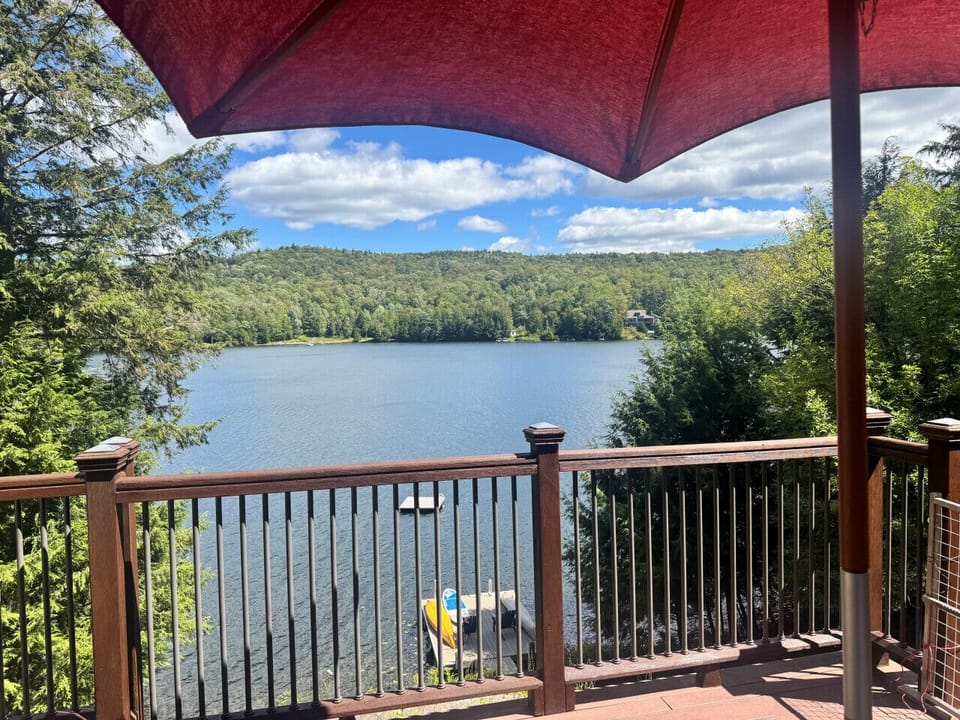 Amazing views from the deck