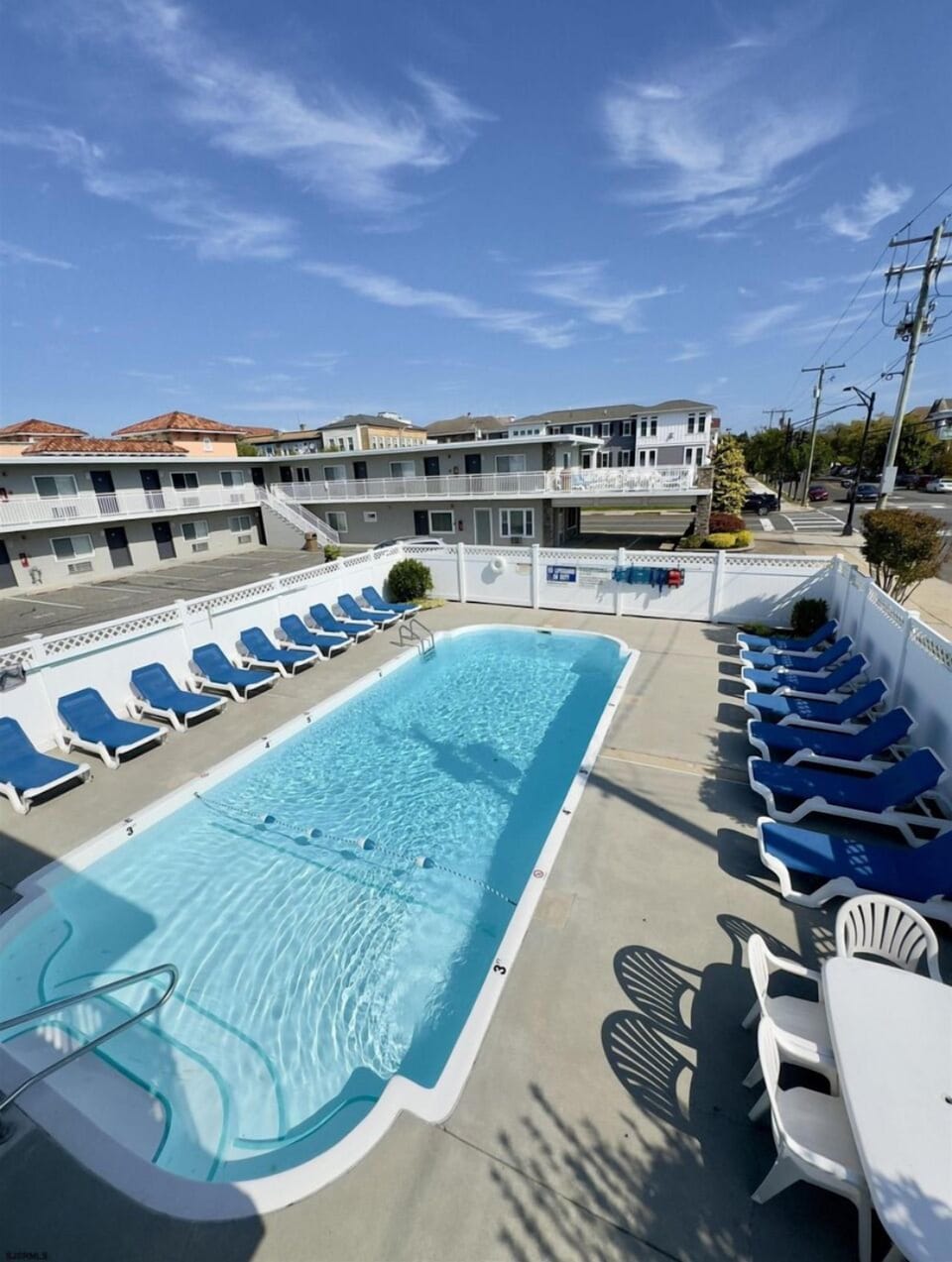 Pool and property view