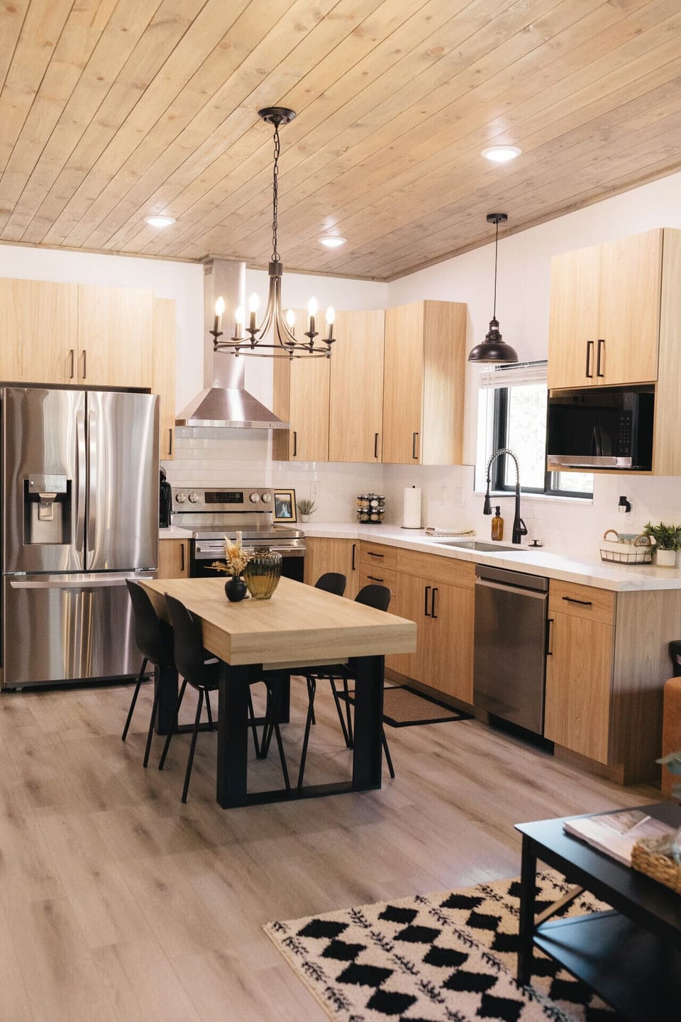Fully stocked kitchen