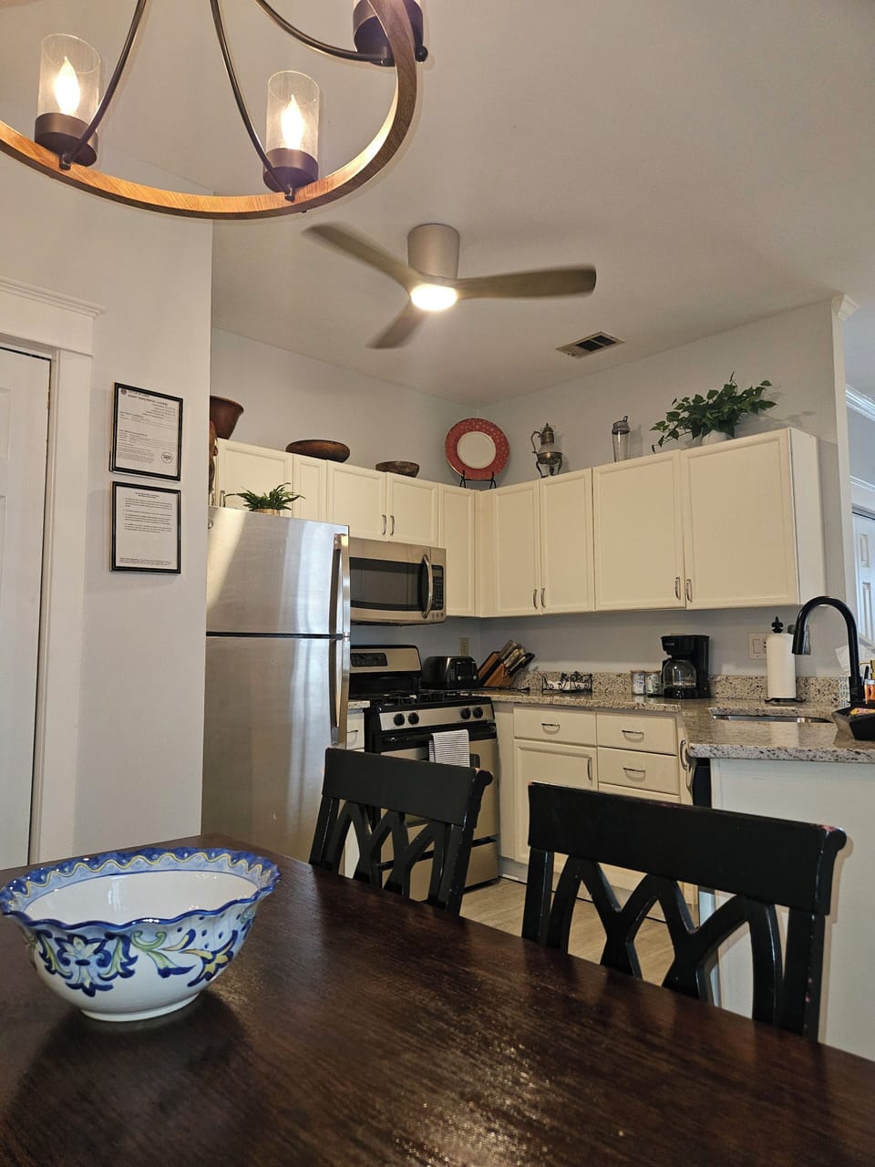 Fully stocked kitchen with everything you need for cooking