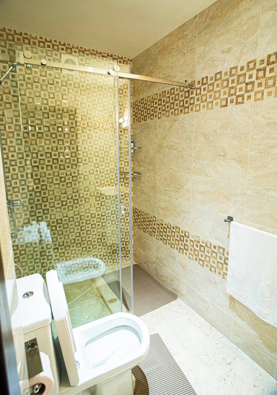 Private bathroom directly accessible from the master bedroom.