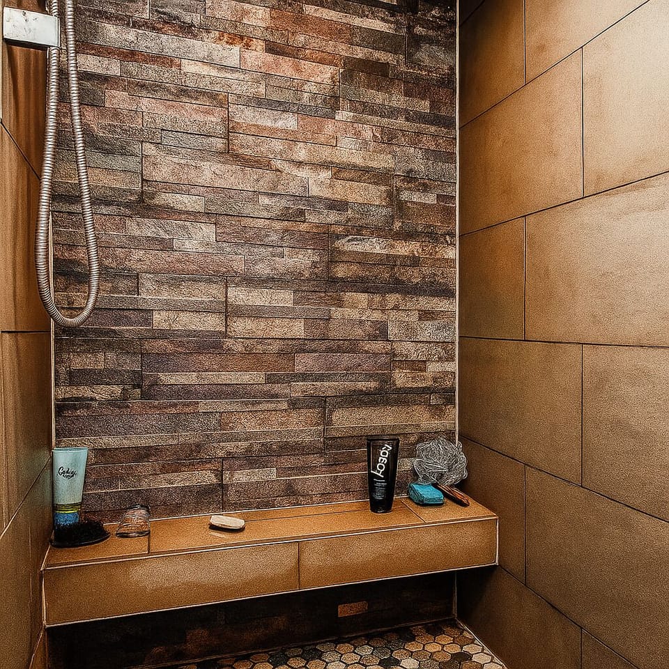 Soap, shampoo, toilet paper