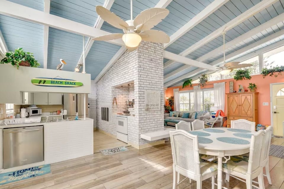 The great room is so filled with streaming light, you'll love the Florida vibes. It takes Sunshine state literally, so bask and enjoy.