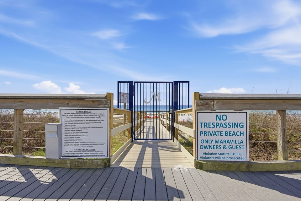 Private Beach Access