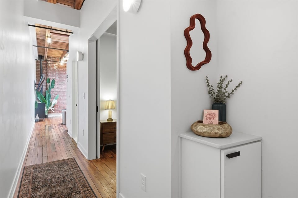 Entryway and hallway 