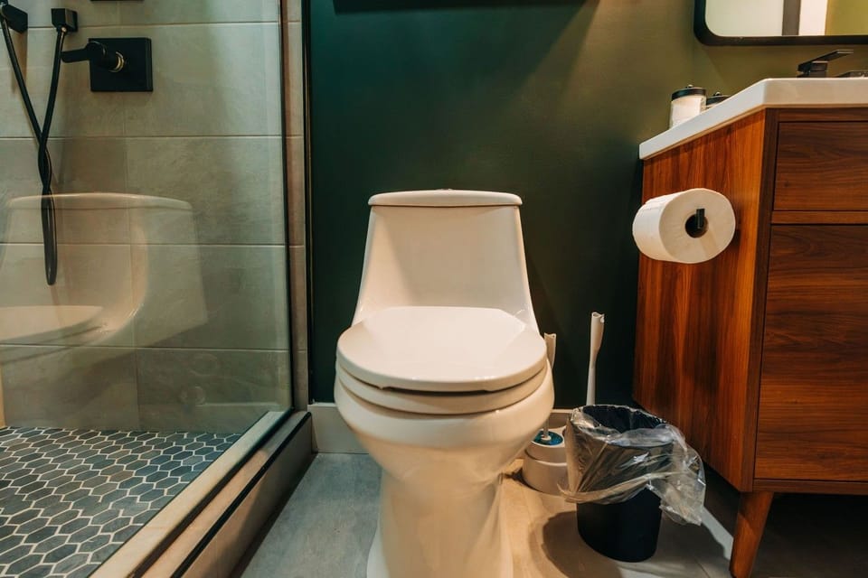 Each bathroom is equipped with all the bathroom essentials you will need during your stay in the Gorge.