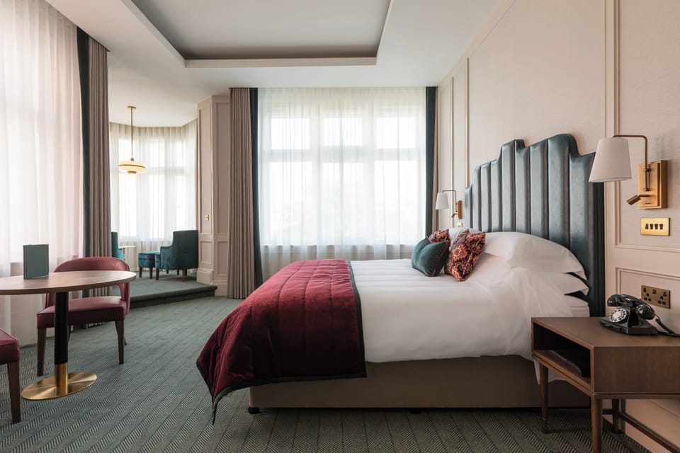 Double Room, City View | Premium bedding, pillowtop beds, in-room safe, desk