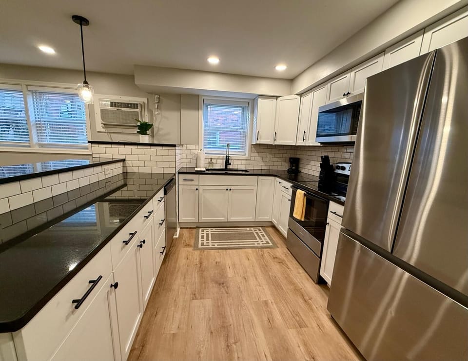 Fuel your adventures from this bright, well-equipped kitchen.