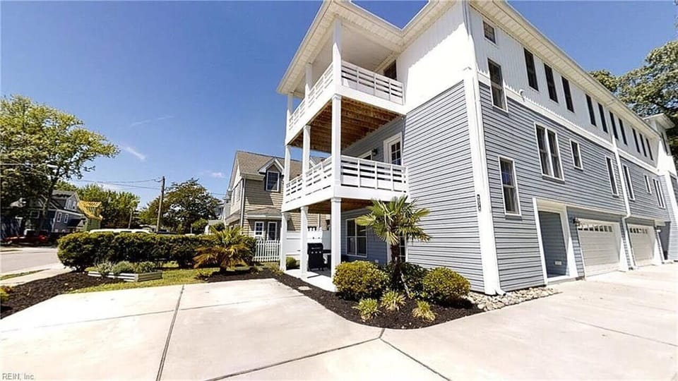 Front of House with two dedicated parking spots
