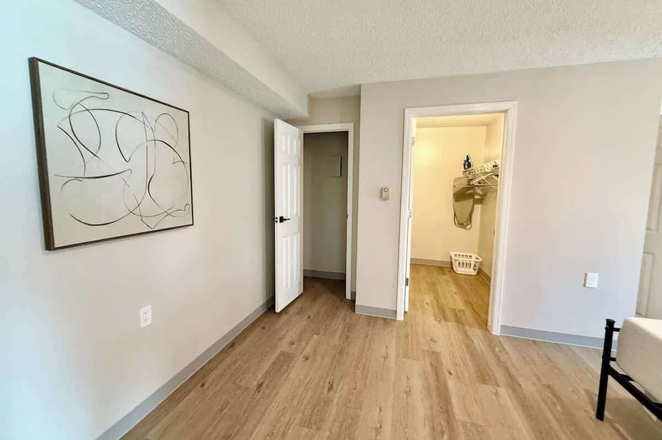 Clean, minimalistic space with a touch of modern design.
