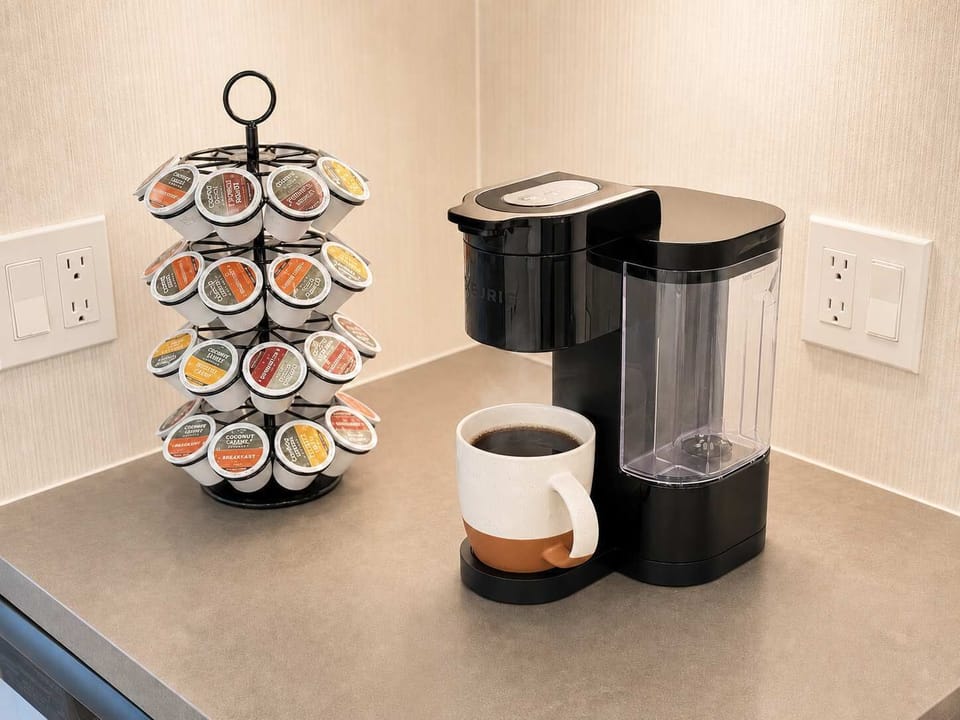 Start your mornings right — fresh coffee at your fingertips.