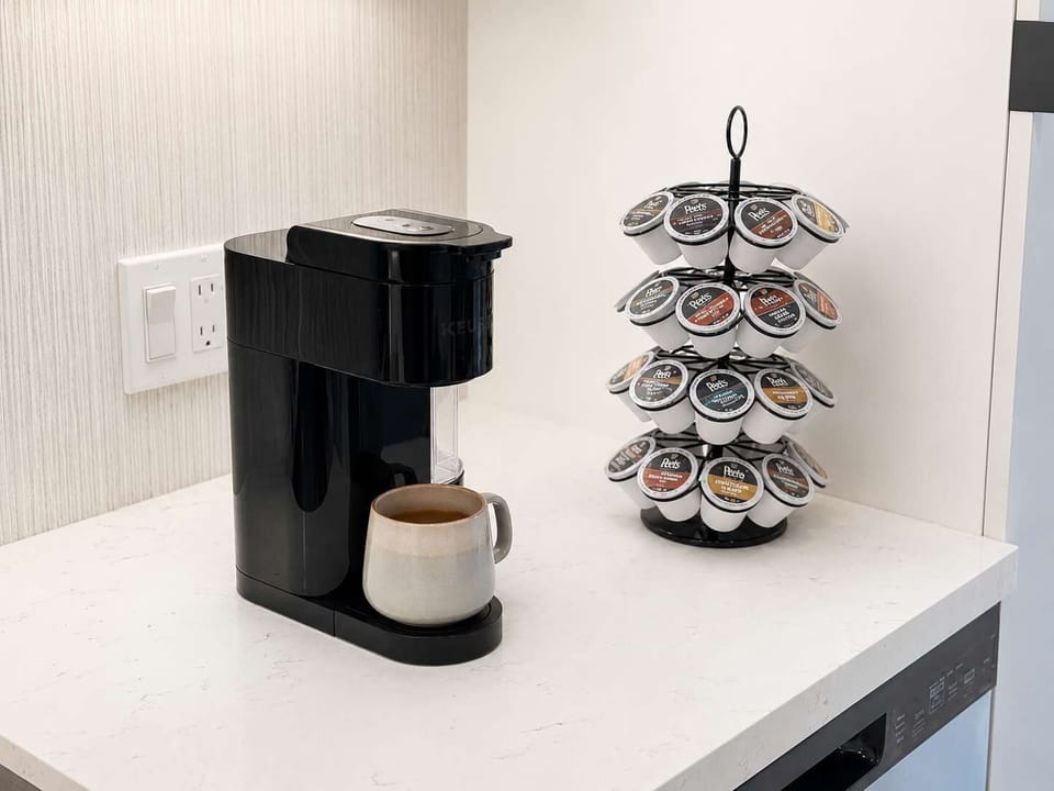 Start your mornings right — fresh coffee at your fingertips.