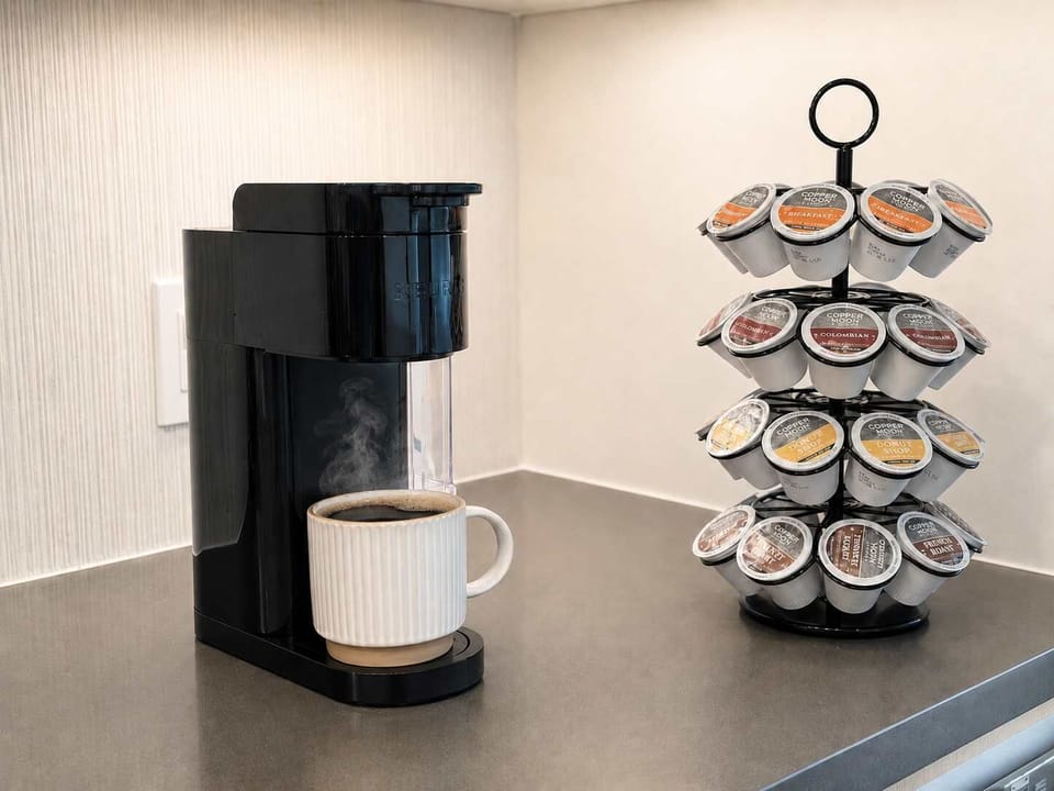 Start your mornings right — fresh coffee at your fingertips.