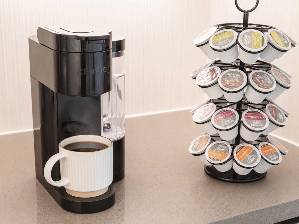 Start your mornings right — fresh coffee at your fingertips.