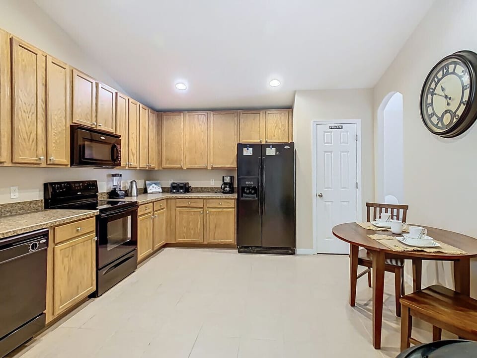 Cook with ease in the fully equipped kitchen, complete with modern appliances.