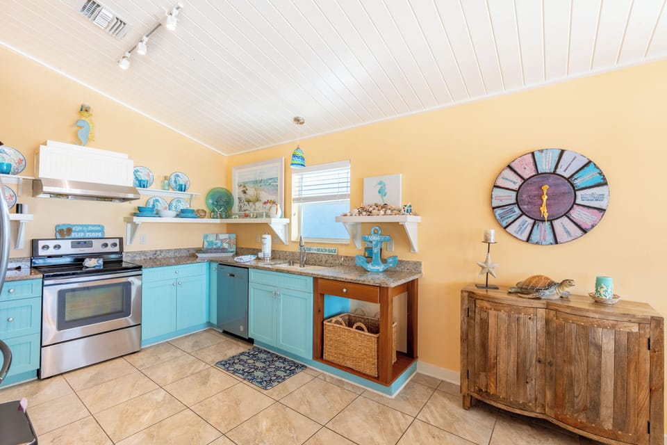 Kitchen area.