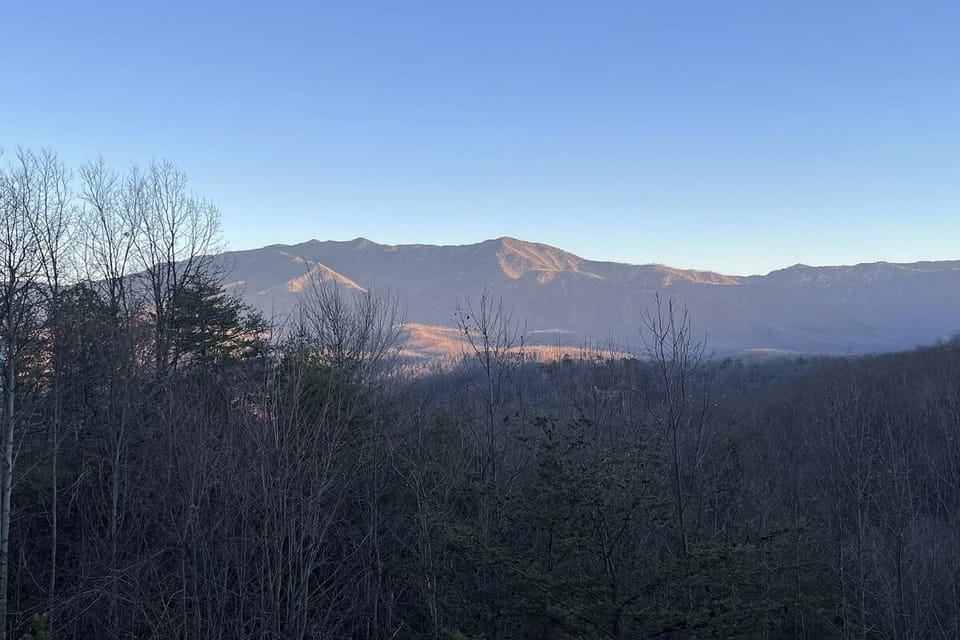 Views from Mountain View Paradise's relaxing decks