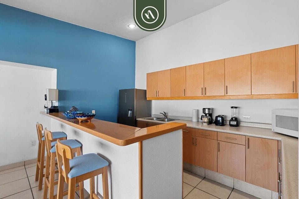 Condo, Multiple Beds, Terrace, Ocean View (La Joya PV 510) | Private kitchen | Coffee/tea maker