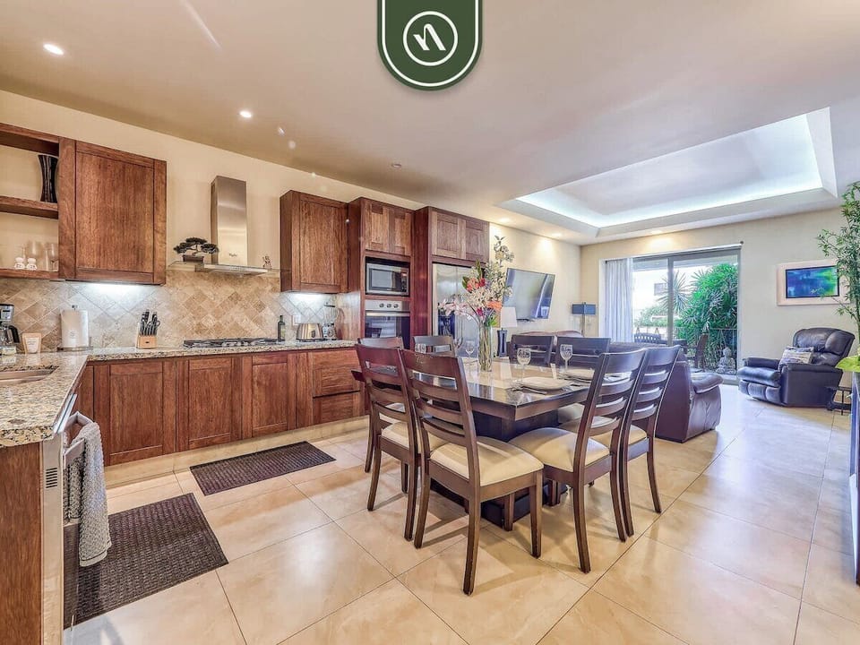 Condo, 1 King Bed, Hot Tub, Beach View (V177 106) | Private kitchen