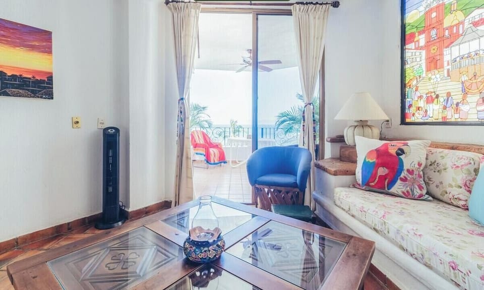 Condo, Multiple Beds, Pool Access, Ocean View (604 Vista del Sol) | Living area