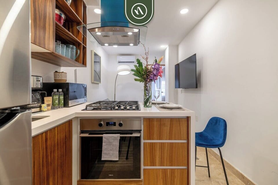 Apartment, 1 Queen Bed, Balcony, Ocean View (Aquiles Serdan 374 No 03) | Private kitchen