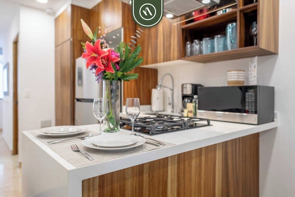 Apartment, 1 Queen Bed, Balcony, Ocean View (Aquiles Serdan 374 No 03) | Private kitchen