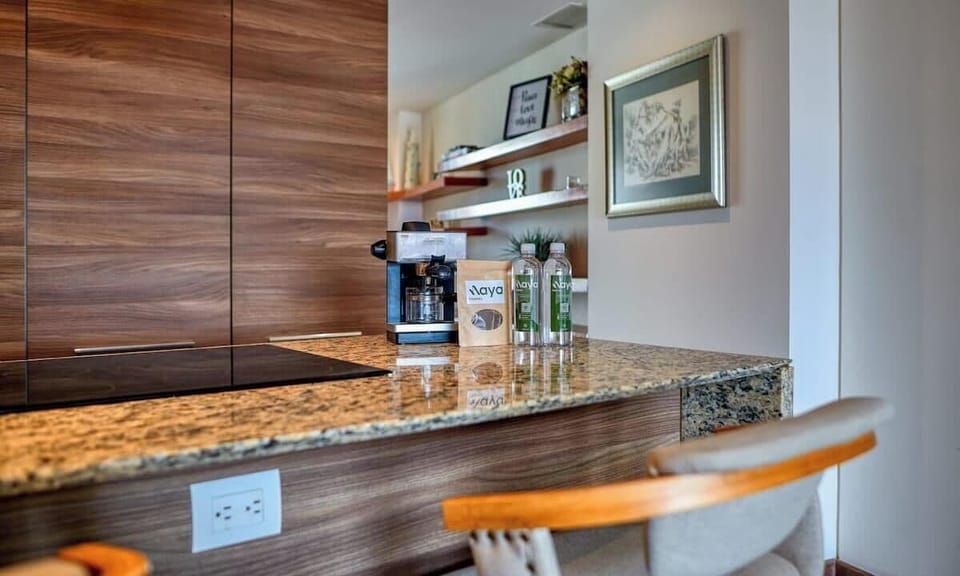 Condo, Multiple Beds, Hot Tub, Beach View (Nima Bay F602) | Private kitchen