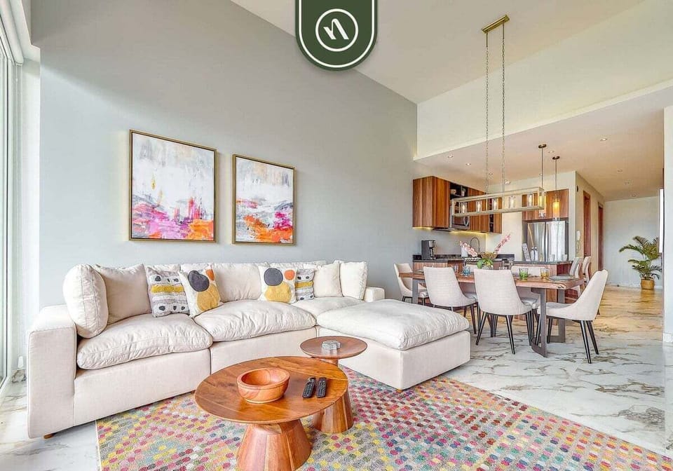 Apartment, Multiple Beds, Kitchen, Beach View (DToscana PH01 - Sienna) | Living area