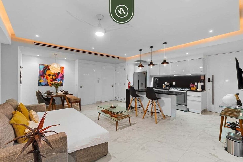 Condo, 1 King Bed with Sofa bed, Pool Access, Ocean View (DTerrace 405) | Living area