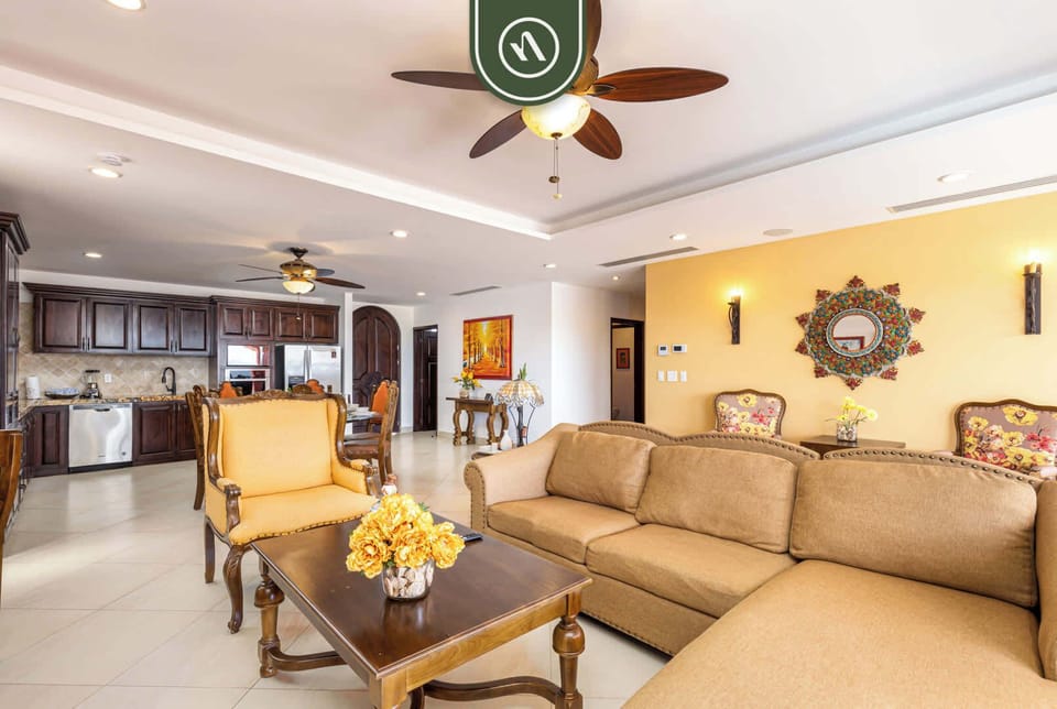 Apartment, Multiple Beds, Balcony, Ocean View (Hacienda Encantada 2705) | Living area | 42-inch flat-screen TV with digital channels