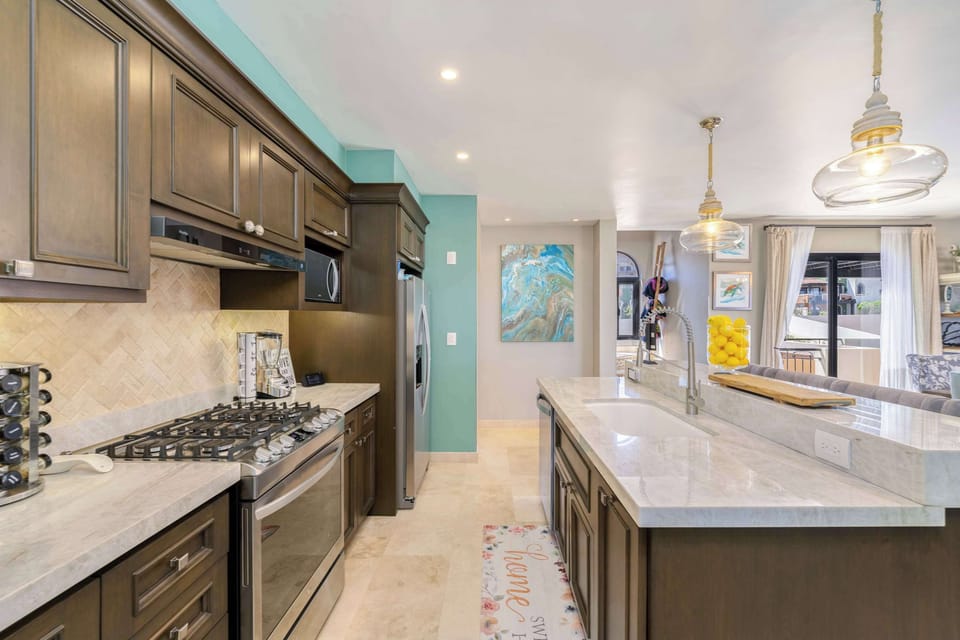 Townhome, Multiple Beds, Patio, Ocean View (Copala 71) | Private kitchen | Dining table