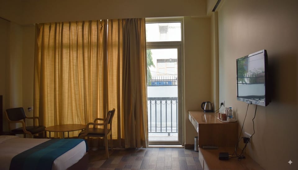 Deluxe Twin Room | Living area