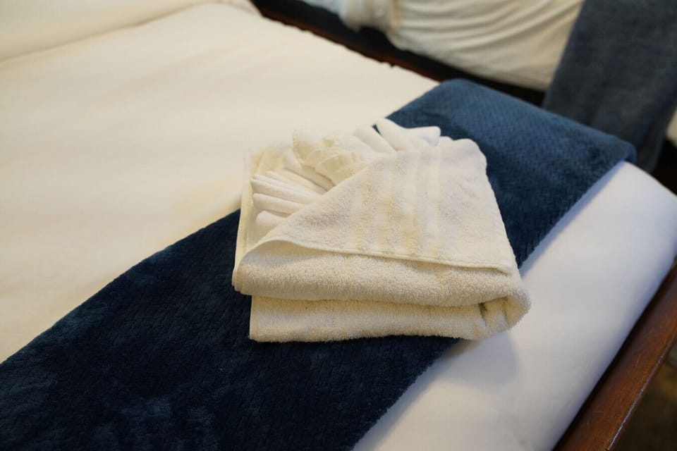 Comfortable sleep space with fresh linens.