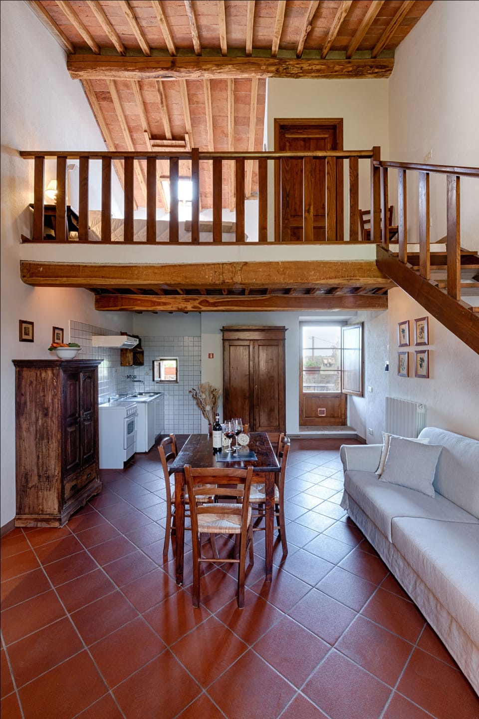 Apartment (Duplex Viola) | Living area | Fireplace