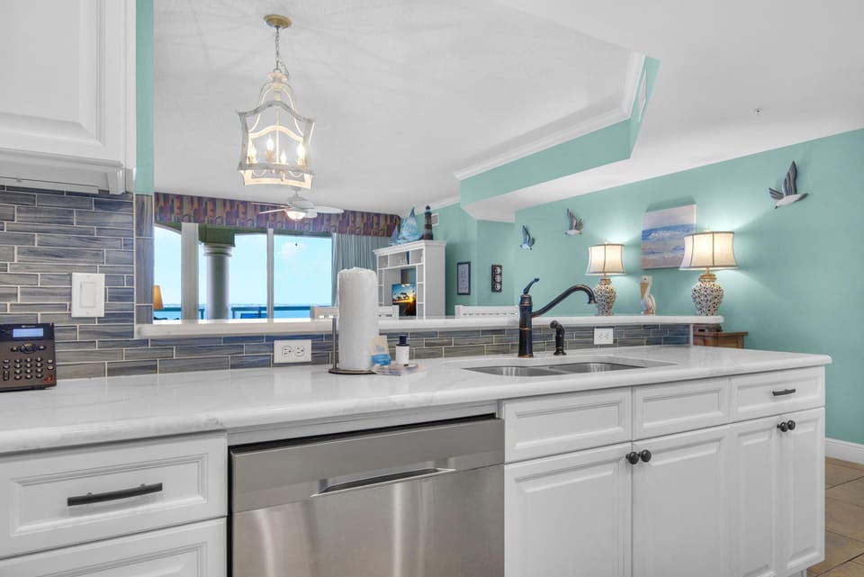 Condo, Multiple Beds (Portofino Island Resort 3-706) | Private kitchen | Oven, toaster, spices, reusable coffee/tea filters