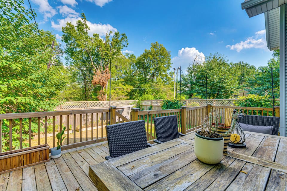 Private Deck | Fenced-In Backyard