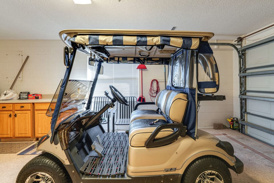 Garage | Golf Cart Parking Only