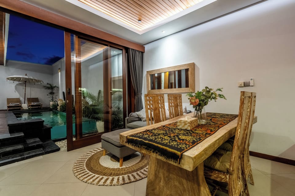 Deluxe Villa, 2 Bedrooms, Private Pool, Pool View | Living area | 42-inch Smart TV with digital channels, Netflix, streaming services