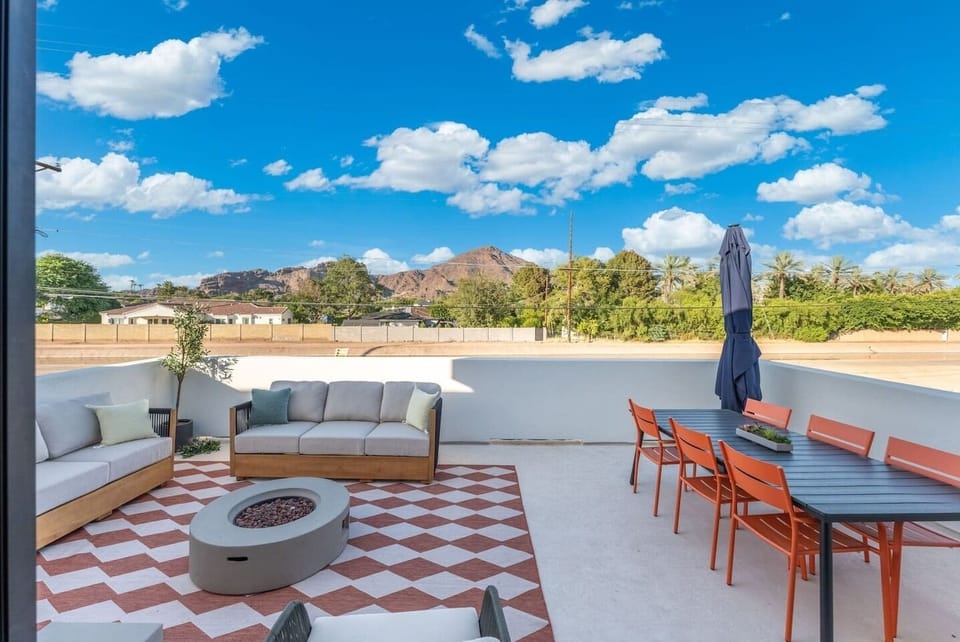 Evening escape – Watch the sunset paint the sky from your own balcony lounge.