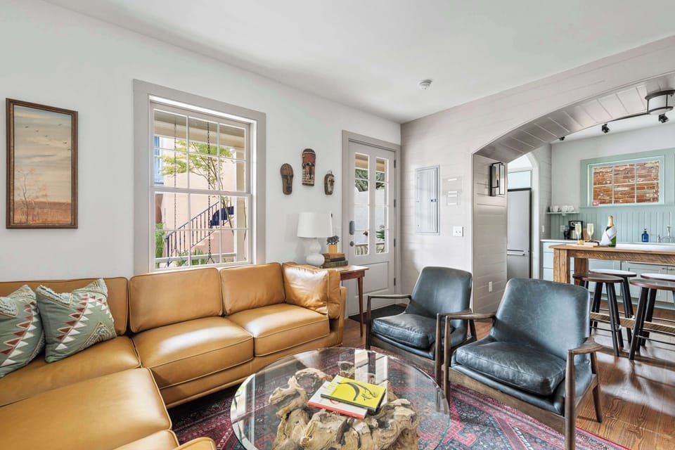 Spacious living room with seating for your group