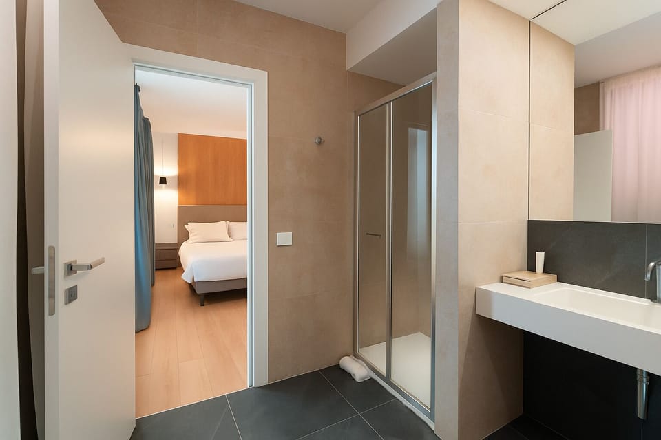 Deluxe Double Room | Bathroom | Shower, hair dryer, slippers, bidet