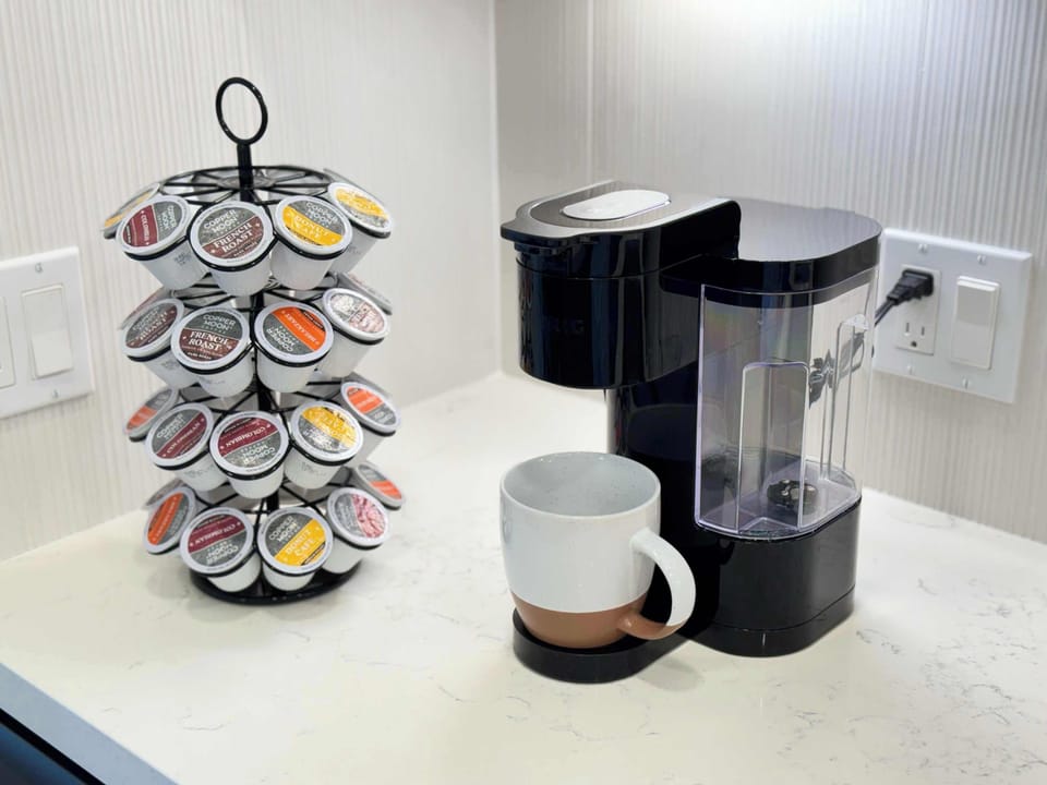 Start your mornings right — fresh coffee at your fingertips.