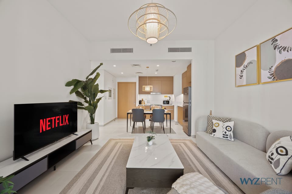 Standard Apartment, City View | Living area | 55-inch Smart TV with digital channels, Netflix, streaming services