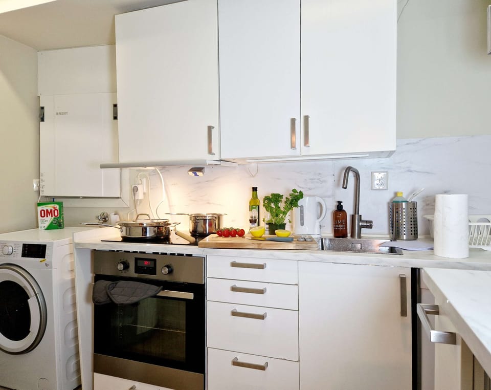 Kitchen with the necessary eqipment.