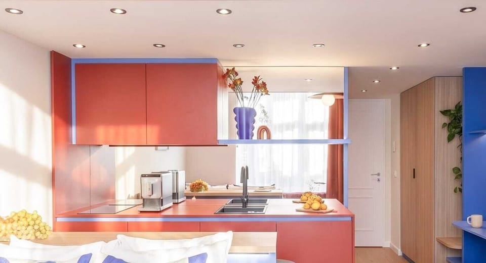 Kitchen is fully equipped with everything you need for basic cooking - please, see the list of amenities
