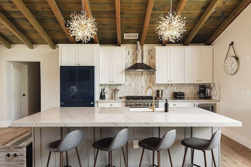 Newly built kitchen