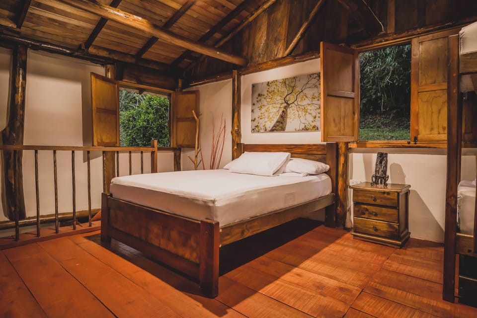 Junior Cabin, Patio, Mountain View | Minibar, in-room safe, individually decorated, individually furnished