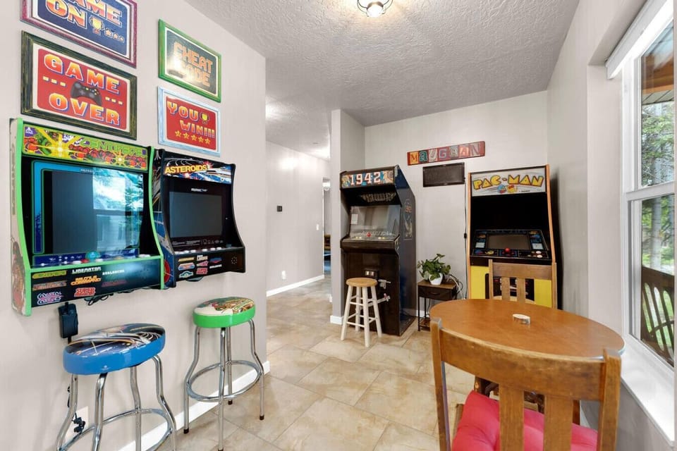Step into the arcade for nonstop entertainment.