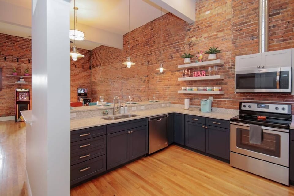 Unleash your inner chef in our stunning gourmet kitchen.